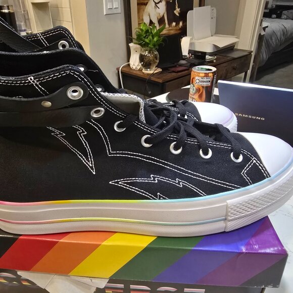 Converse Chuck Taylor All Star Lift Platform High Pride A10218C sz 12 LGBTQIA2S+ - Picture 7 of 16